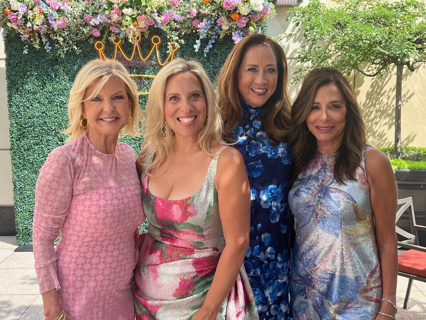 Service Club president Bobbi Panter, co-chairs Sharyl Mackey, Jean Antoniou and Tracey DiBuono (also show producer). (Photo by Candace Jordan)